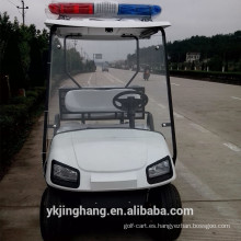 Carro de golf de la policía popular china con caja de carga y certificación CE para la venta